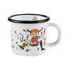 Pippi Longstocking Pippi & Mr Nilsson Enamel Mug 1,5 dl Pippi Longstocking Pippi & Mr Nilsson Enamel Mug 1,5 dl