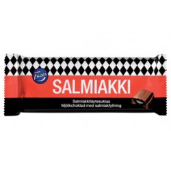Fazer Salty Liquorice Choc 100g