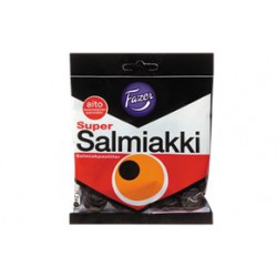 Super Salmiakki 80g winegum with liquorice x 3 pcs