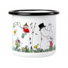 Moomin Happy Family Enamel Mug 1,5 dl Moomin Happy Family Enamel Mug 1,5 dl
