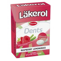 Läkerol Dents Raspberry Lemongrass 85g