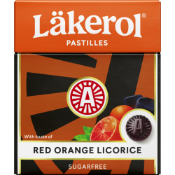 Läkerol Red Orange Licorice...