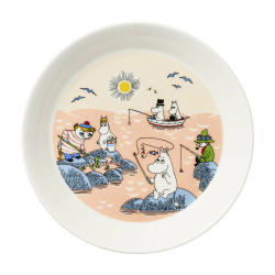 Moomin Plate Fishing Summer...