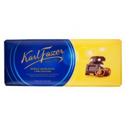 Karl Fazer Whole hazelnuts in milk chocolate 200 g