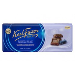 Karl Fazer Blueberry Yoghurt Crisps in milk chocolate 190 g